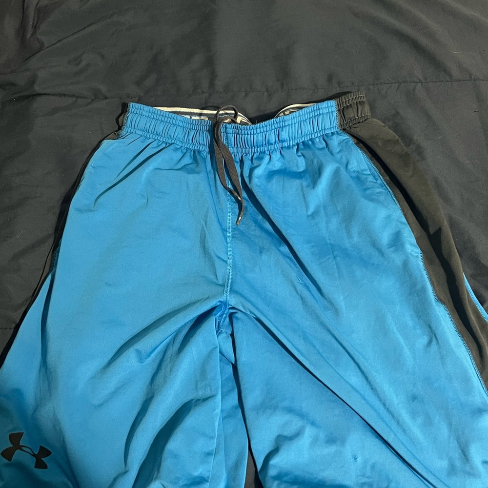 Under Armour Teal and Black Track Pants